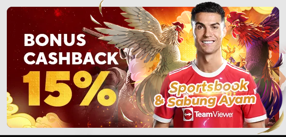 Cashback Sportbook & Sabung Ayam 5% - 15%